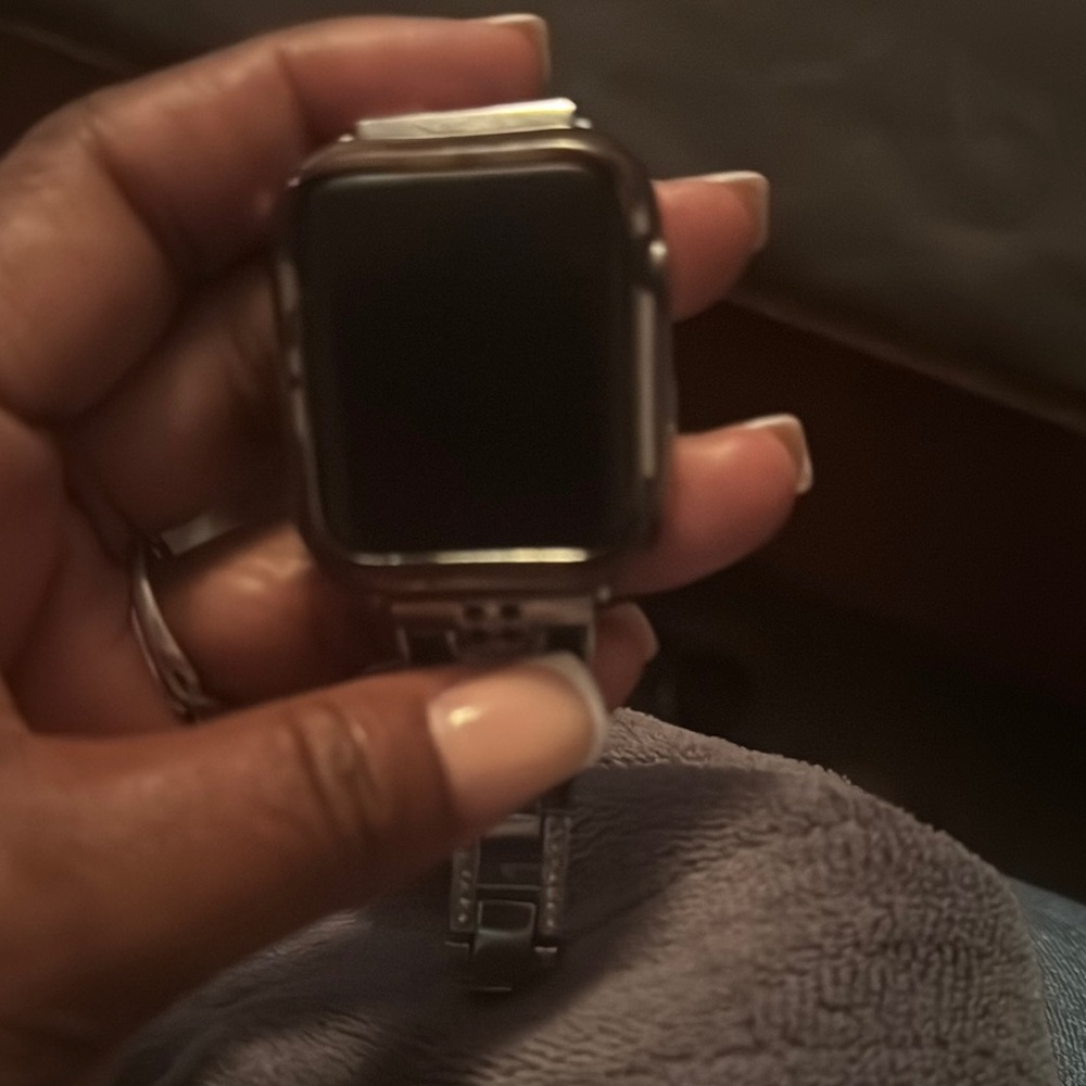 Apple Smartwatch with Silver Band